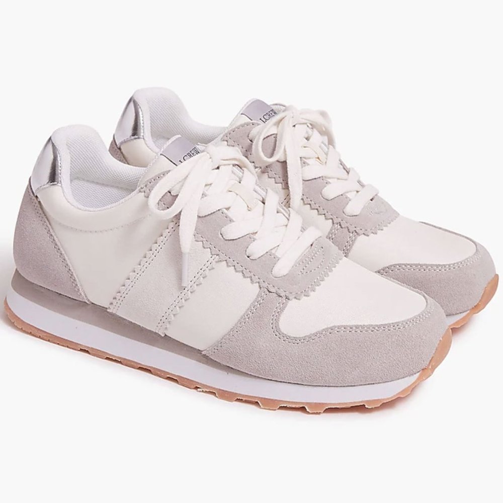 J. Crew Nylon Striped City Sneakers, BNIB